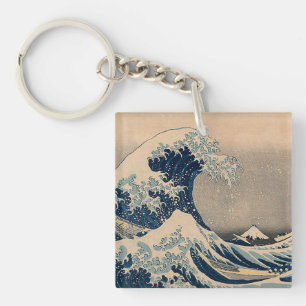 Katsushika Hokusai. The Great Wave off Kanagawa Keychain