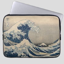 Katsushika Hokusai. The Great Wave off Kanagawa   Laptop Sleeve
