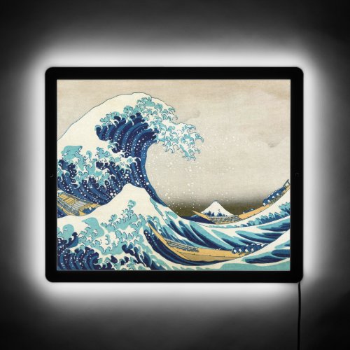 Katsushika Hokusai _ The Great Wave off Kanagawa LED Sign