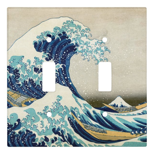 Katsushika Hokusai - The Great Wave off Kanagawa Light Switch Cover (Front)
