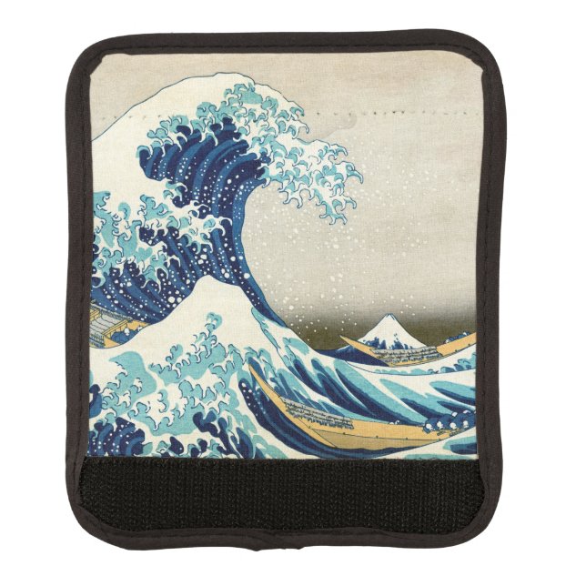 Katsushika Hokusai - The Great Wave off Kanagawa Luggage Handle Wrap (Front)