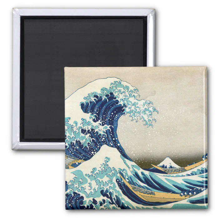 Hokusai The Great Wave 1830-1833 Fridge Magnet 