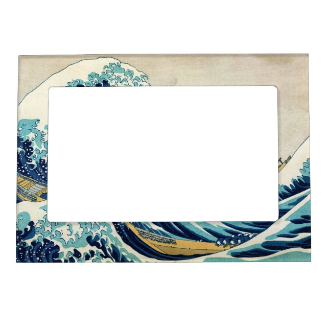 Katsushika Hokusai - The Great Wave off Kanagawa Magnetic Frame (Front)
