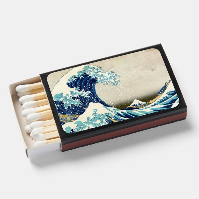 Katsushika Hokusai - The Great Wave off Kanagawa Matchboxes (Front Open)