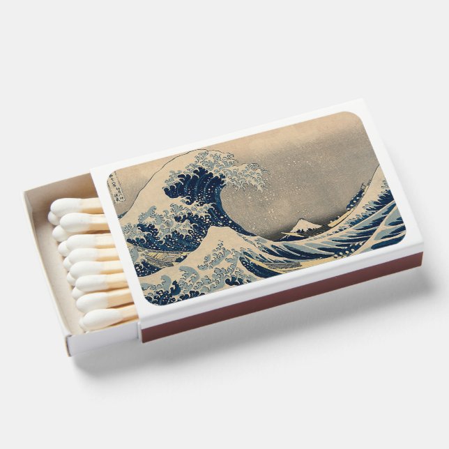 Katsushika Hokusai. The Great Wave off Kanagawa Matchboxes (Front Open)
