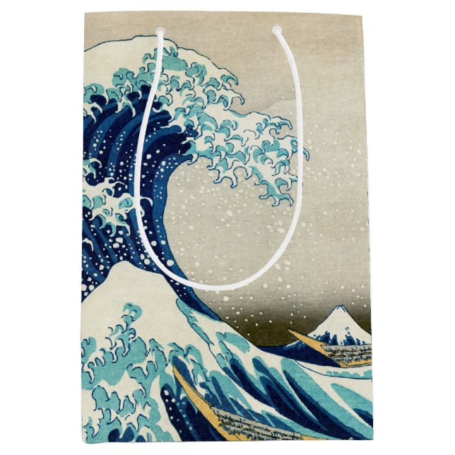 Katsushika Hokusai - The Great Wave off Kanagawa Medium Gift Bag (Front)