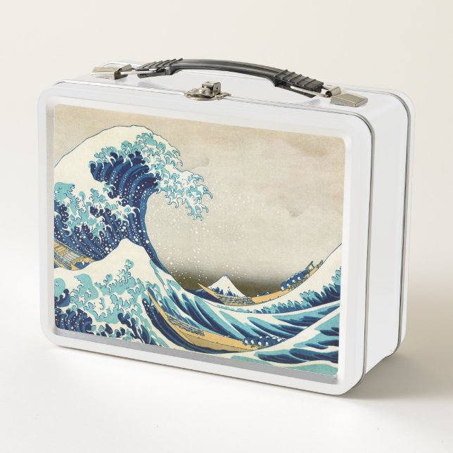 Katsushika Hokusai - The Great Wave off Kanagawa Metal Lunch Box (Front)