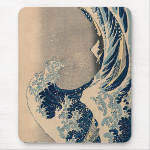 Katsushika Hokusai. The Great Wave off Kanagawa Mouse Pad