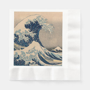 Katsushika Hokusai. The Great Wave off Kanagawa  Napkins