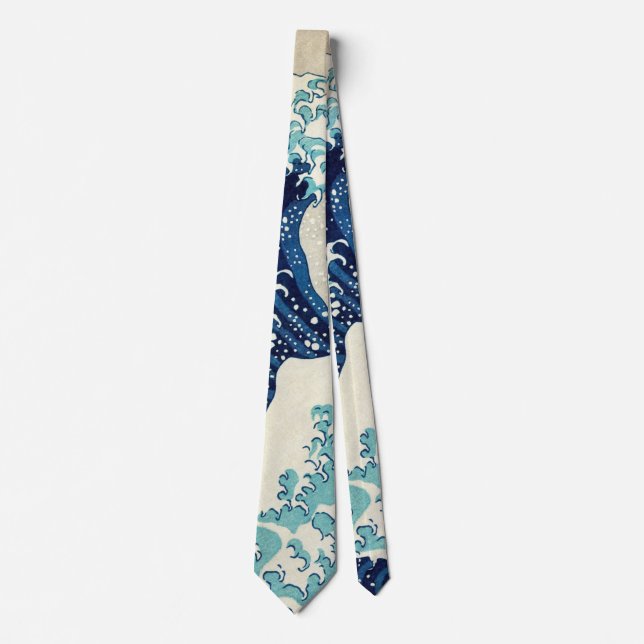 Katsushika Hokusai - The Great Wave off Kanagawa Neck Tie (Front)
