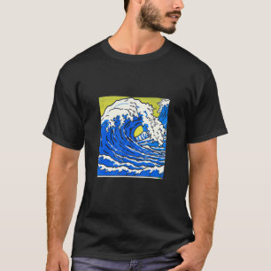 Katsushika Hokusai The Great Wave off Kanagawa P T-Shirt