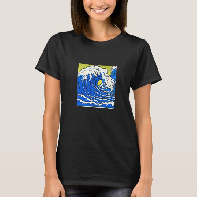 Katsushika Hokusai  The Great Wave off Kanagawa  P T-Shirt (Front)
