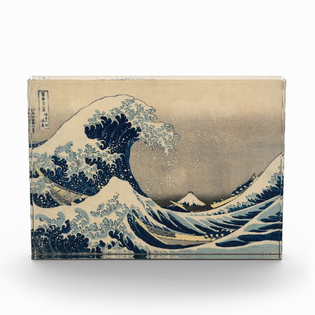Katsushika Hokusai. The Great Wave off Kanagawa  Photo Block (Front)