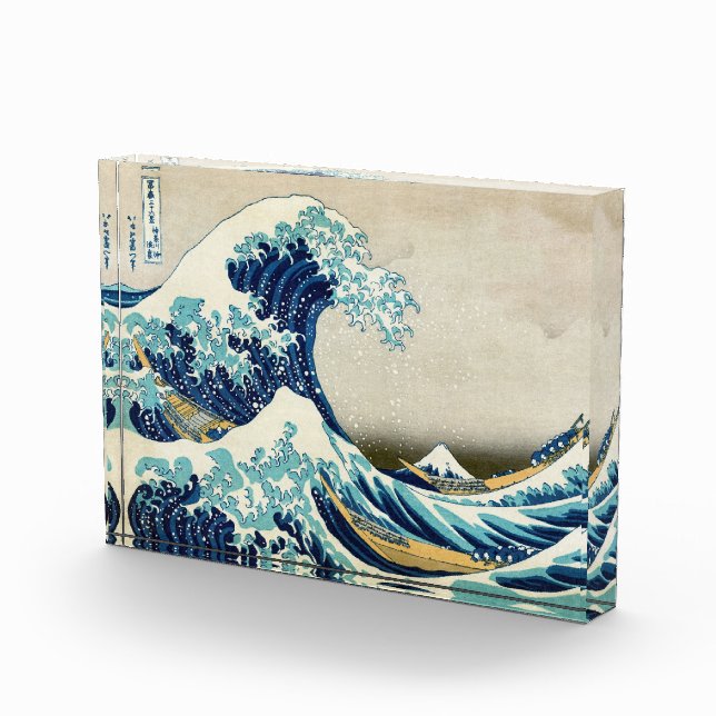 Katsushika Hokusai - The Great Wave off Kanagawa Photo Block (Right)