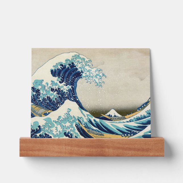 Katsushika Hokusai - The Great Wave off Kanagawa Picture Ledge (Front)