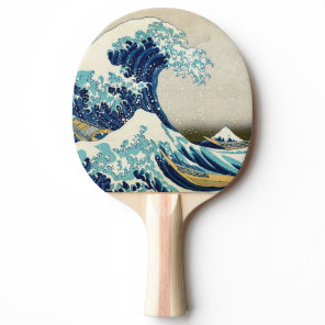 Katsushika Hokusai - The Great Wave off Kanagawa Ping Pong Paddle