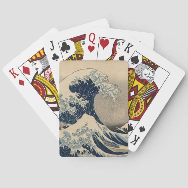 Katsushika Hokusai. The Great Wave off Kanagawa  Poker Cards (Back)