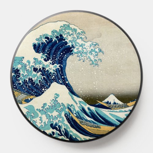 Katsushika Hokusai _ The Great Wave off Kanagawa PopSocket