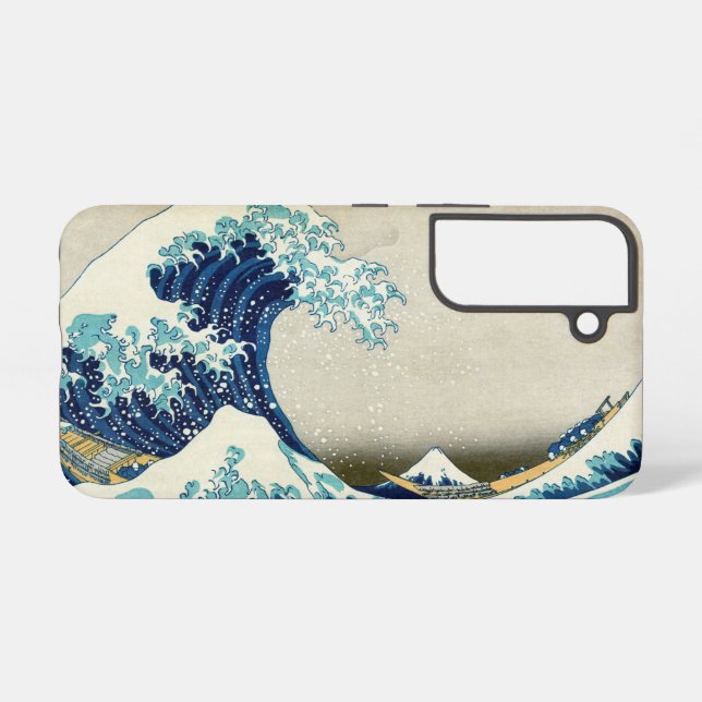 Katsushika Hokusai - The Great Wave off Kanagawa Samsung Galaxy Case (Back Horizontal)