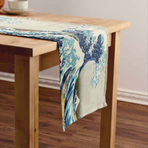 Katsushika Hokusai - The Great Wave off Kanagawa Short Table Runner