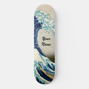 Katsushika Hokusai - The Great Wave off Kanagawa Skateboard