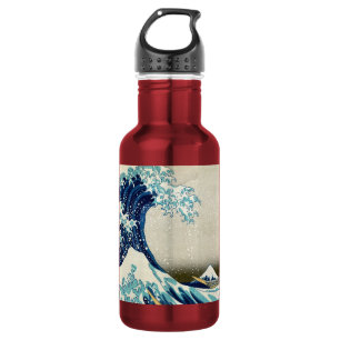 Katsushika Hokusai - The Great Wave off Kanagawa Stainless Steel Water Bottle