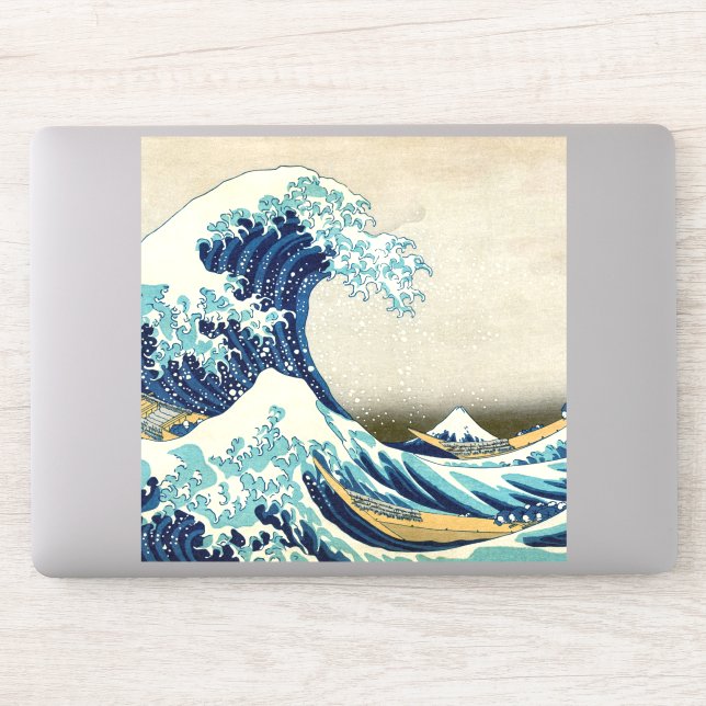 Katsushika Hokusai - The Great Wave off Kanagawa Sticker (Computer)