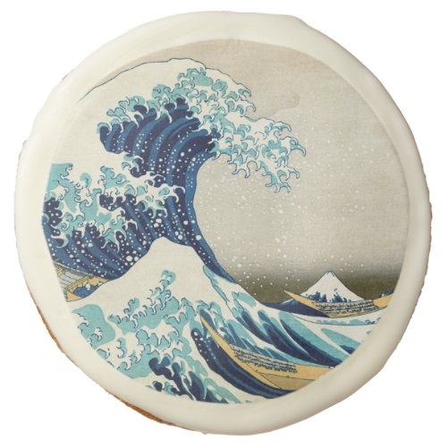 Katsushika Hokusai _ The Great Wave off Kanagawa Sugar Cookie