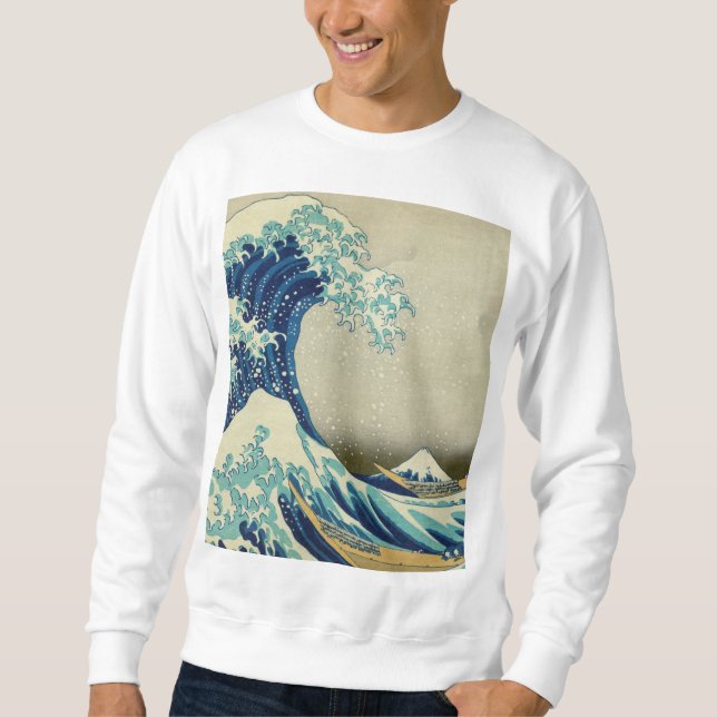 Katsushika Hokusai - The Great Wave off Kanagawa Sweatshirt (Front)