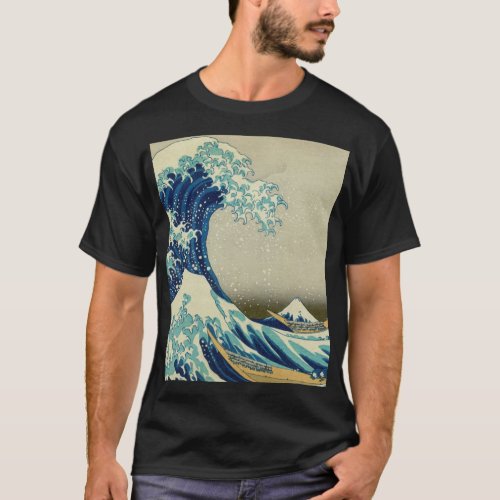 Katsushika Hokusai _ The Great Wave off Kanagawa T_Shirt