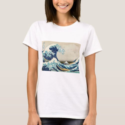 Katsushika Hokusai _ The Great Wave off Kanagawa T_Shirt