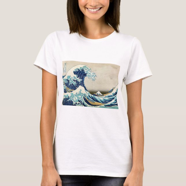 Katsushika Hokusai - The Great Wave off Kanagawa T-Shirt (Front)