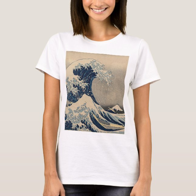 Katsushika Hokusai. The Great Wave off Kanagawa    T-Shirt (Front)