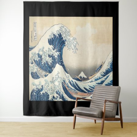 Katsushika Hokusai, The Great Wave Off Kanagawa Tapestry