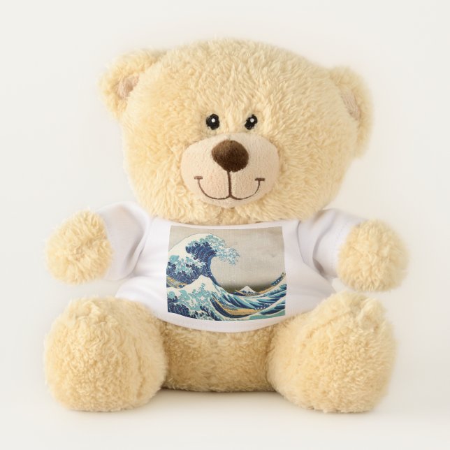 Katsushika Hokusai - The Great Wave off Kanagawa Teddy Bear (Front)