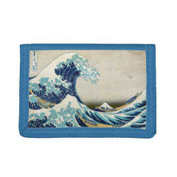 Katsushika Hokusai - The Great Wave off Kanagawa Trifold Wallet