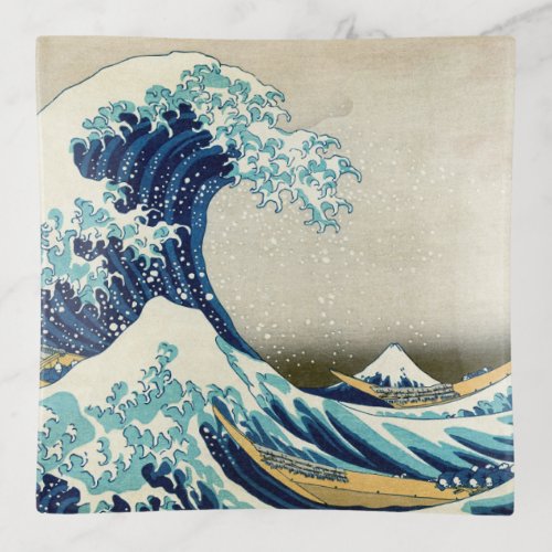 Katsushika Hokusai _ The Great Wave off Kanagawa Trinket Tray