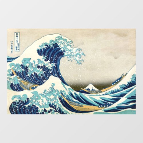 Katsushika Hokusai _ The Great Wave off Kanagawa Window Cling