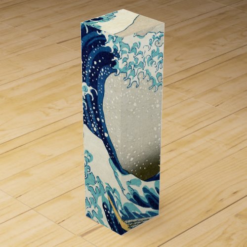 Katsushika Hokusai _ The Great Wave off Kanagawa Wine Box