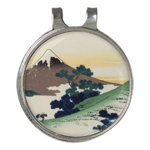 Katsushika Hokusai. The Inume Pass in Kai Provinc Golf Hat Clip