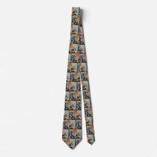 Katsushika Hokusai Ukiyo-e Woodcut Print - Poppies Neck Tie