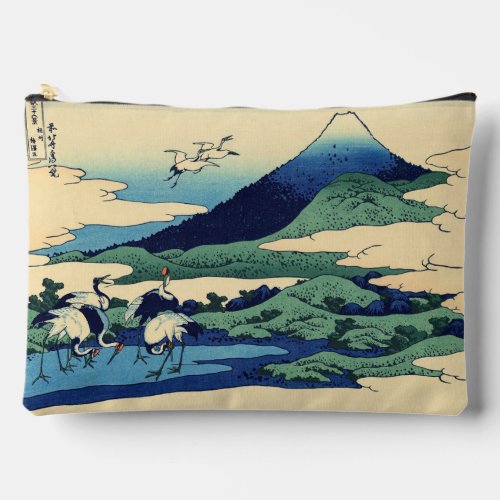 Katsushika Hokusai _ Umegawa in Sagami province Accessory Pouch