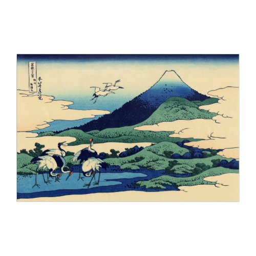 Katsushika Hokusai _ Umegawa in Sagami province Acrylic Print