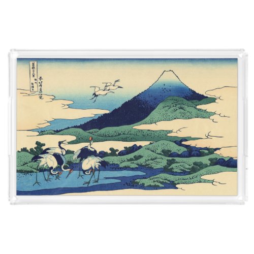 Katsushika Hokusai _ Umegawa in Sagami province Acrylic Tray