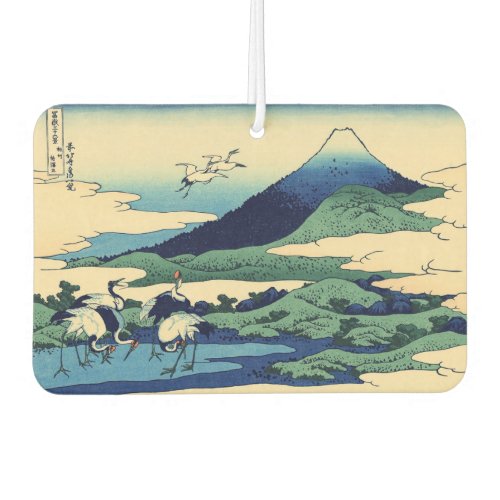 Katsushika Hokusai _ Umegawa in Sagami province Air Freshener