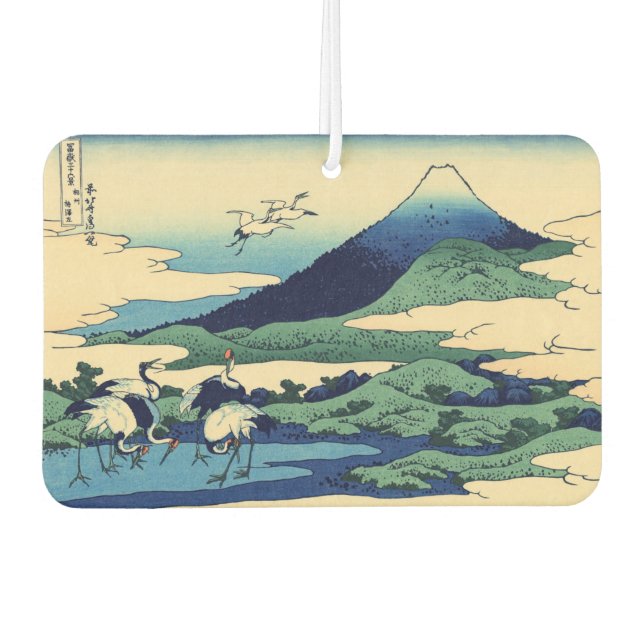 Katsushika Hokusai - Umegawa in Sagami province Air Freshener (Front)