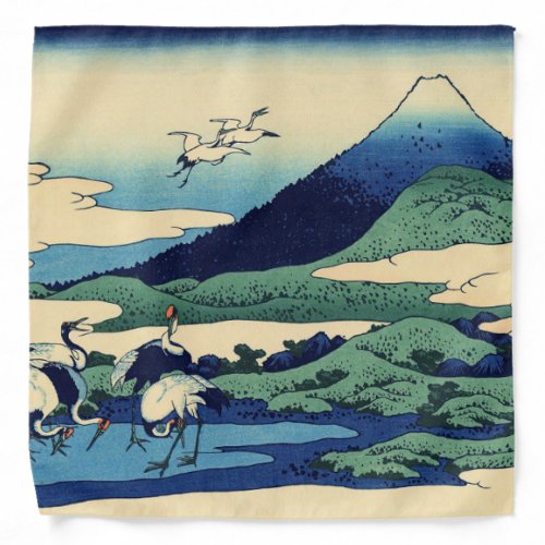 Katsushika Hokusai _ Umegawa in Sagami province Bandana