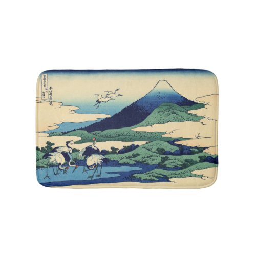 Katsushika Hokusai _ Umegawa in Sagami province Bath Mat