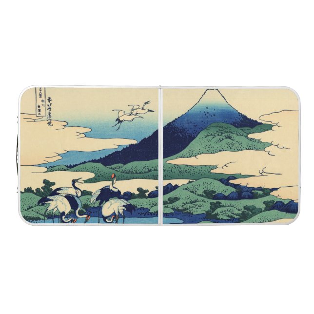 Katsushika Hokusai - Umegawa in Sagami province Beer Pong Table (Top)