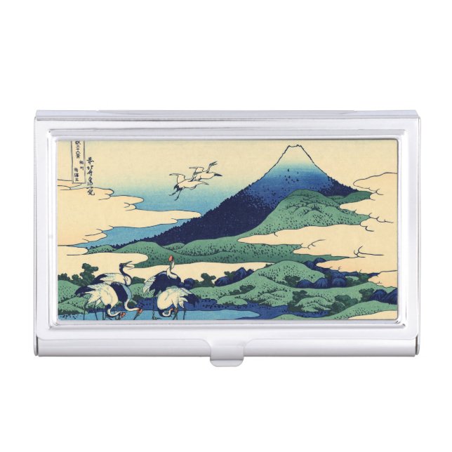 Katsushika Hokusai - Umegawa in Sagami province Business Card Case (Front)